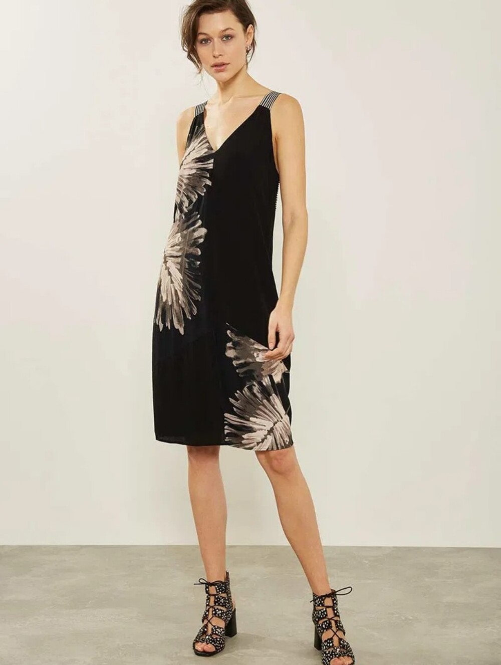 Mint Velvet Summer Print Cocoon Dress